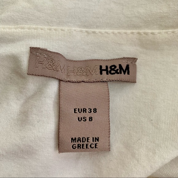 ❌ SOLD ❌ H&M Y2K white jersey halter top- Sz M - Picture 7 of 10